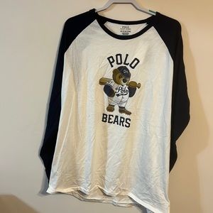Polo Ralph Lauren long-sleeve Polo Bears baseball t-shirt XXL